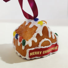 Personalized Gingerbread House Ornament 2023, 4D Mini Gingerbread House Ornament, Custom Family Name Christmas Ornament