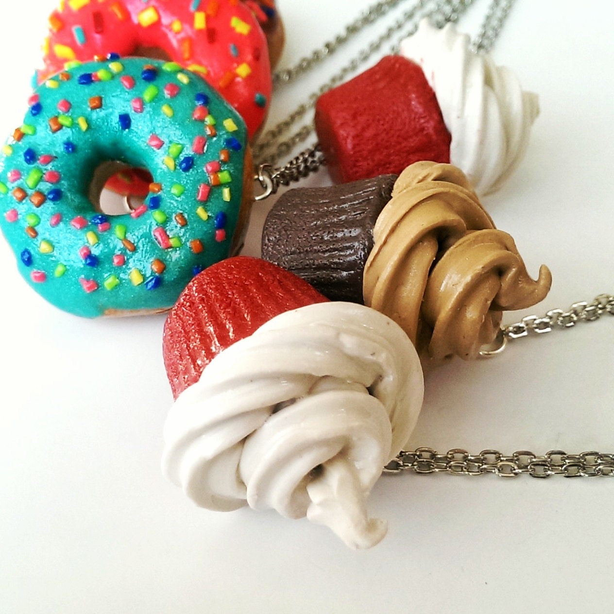 S'mores Necklace Foodie Gift Food Jewelry Cute Necklace, Food Charms, –  Malyn's Handmade