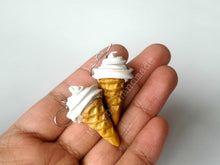 Ice Cream Earrings - Unique  Food Jewelry - Realistic Miniature Food Stud Earrings for girls