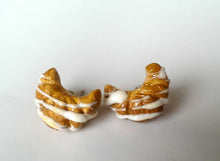 Miniature Croissant Earrings, Food Jewelry, Food charms, Bread Earrings, Cute earrings , Pastry Earrings, Bakery, Baking