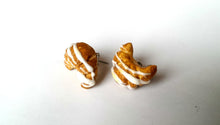 Miniature Croissant Earrings, Food Jewelry, Food charms, Bread Earrings, Cute earrings , Pastry Earrings, Bakery, Baking