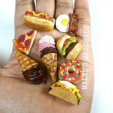 Donut Ring jewelry // Miniature Food Jewelry, realistic Food Charms, Foodie Gift funky jewelry