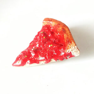 Deep Dish Pizza Slice Pin, pizza lover gift