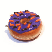 Halloween Donut Ring Necklace Polymer Clay Food jewelry