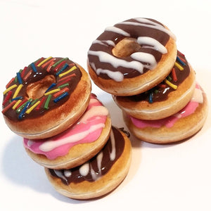 Donut Ring jewelry // Miniature Food Jewelry, realistic Food Charms, Foodie Gift funky jewelry