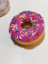Large Pink Sprinkled Donut Pin, Fake food bar pin, Donut lover gift