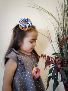 Large Donut Necklace, Realistic Fake food Jewelry, Fun Gift