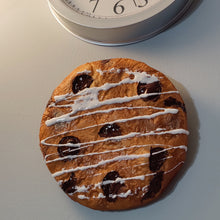 7.25 Inch Chocolate Chip Cookie w/ Drizzle Wall Decor, 3D Fake Food Art, Prop, Pop Art, Unique gifts